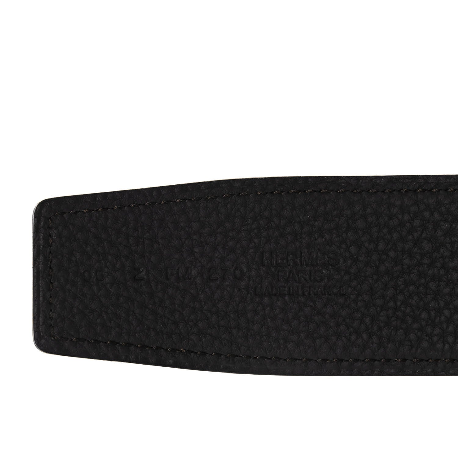 Hermes Swift Togo 38mm Constance H Belt 95 Black Chocolate 3 of 6