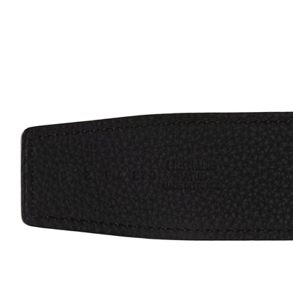 Hermes Swift Togo 38mm Constance H Belt 95 Black Chocolate 3 of 6