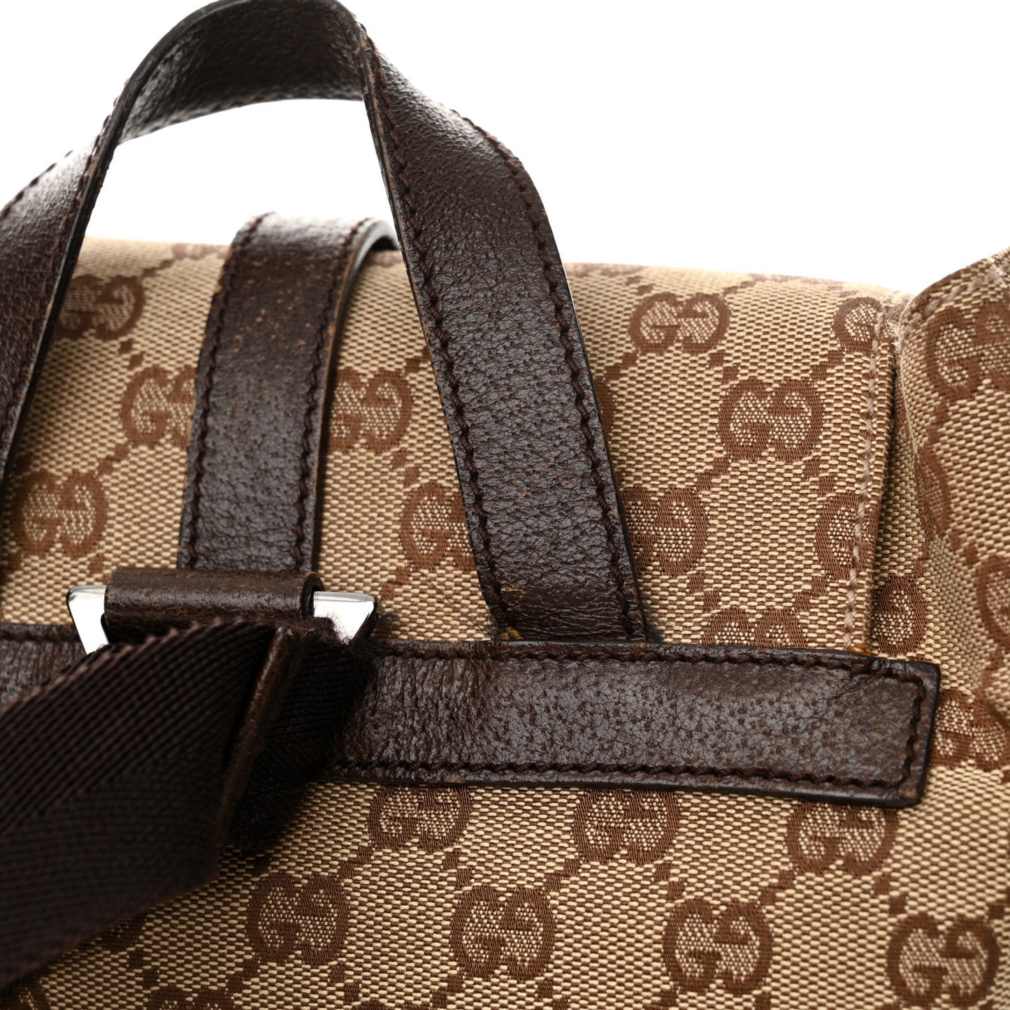 Monogram Backpack Dark Brown