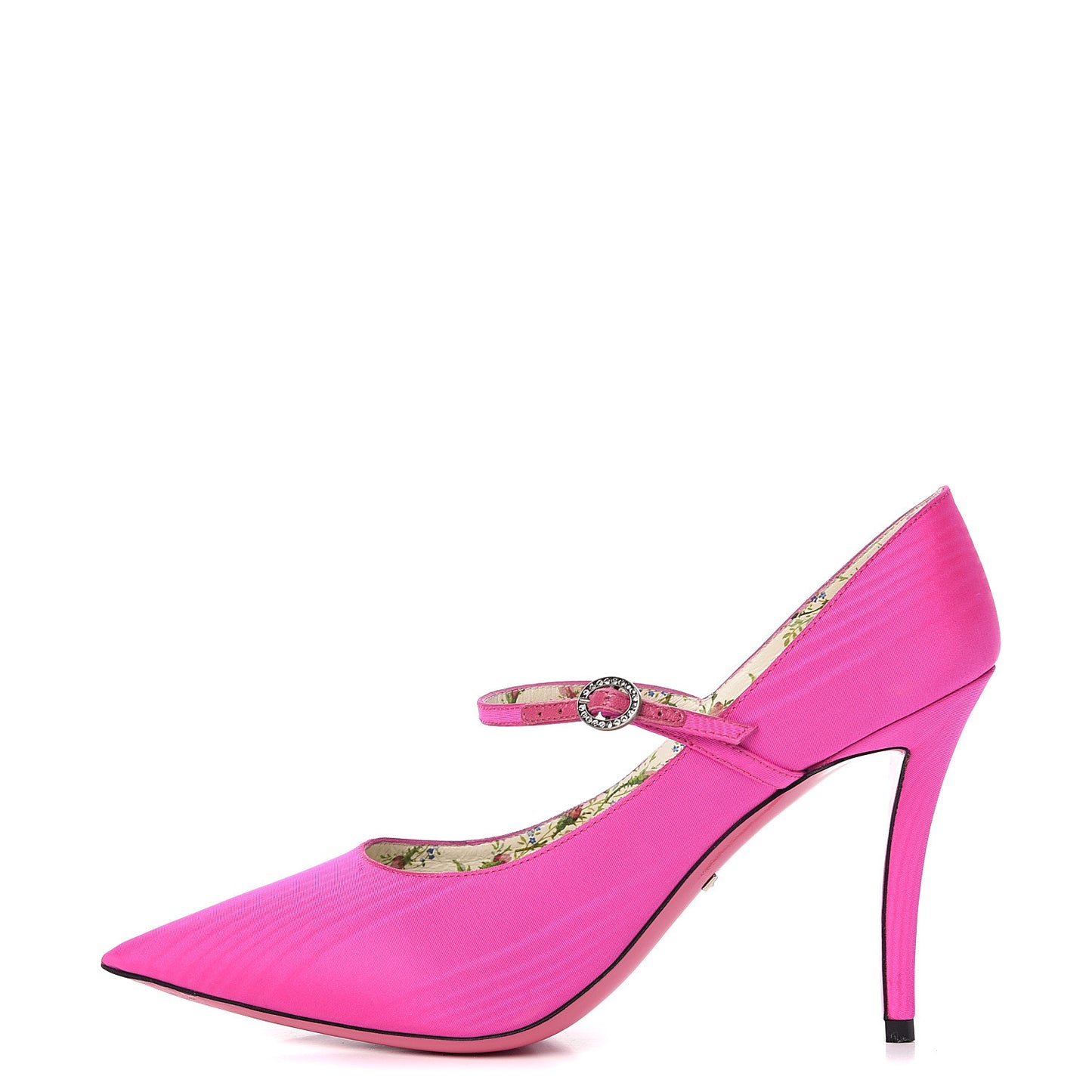Moire Fabric Virginia Mary Jane Pumps 39 Amulet