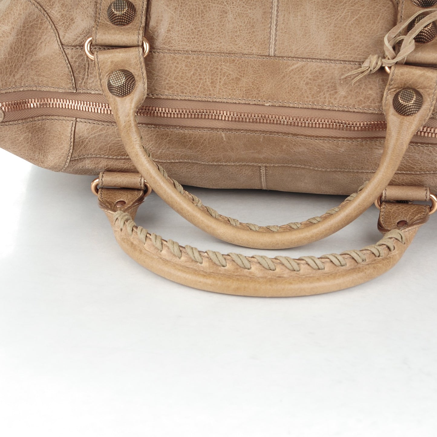 Agneau Giant 21 Rose Gold Hardware Work Seigle