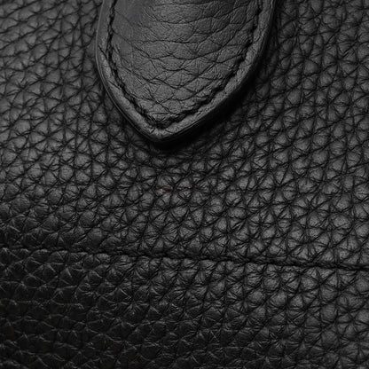 The Row Matte Grained Calfskin Soft Margaux 12 Black 11 of 12
