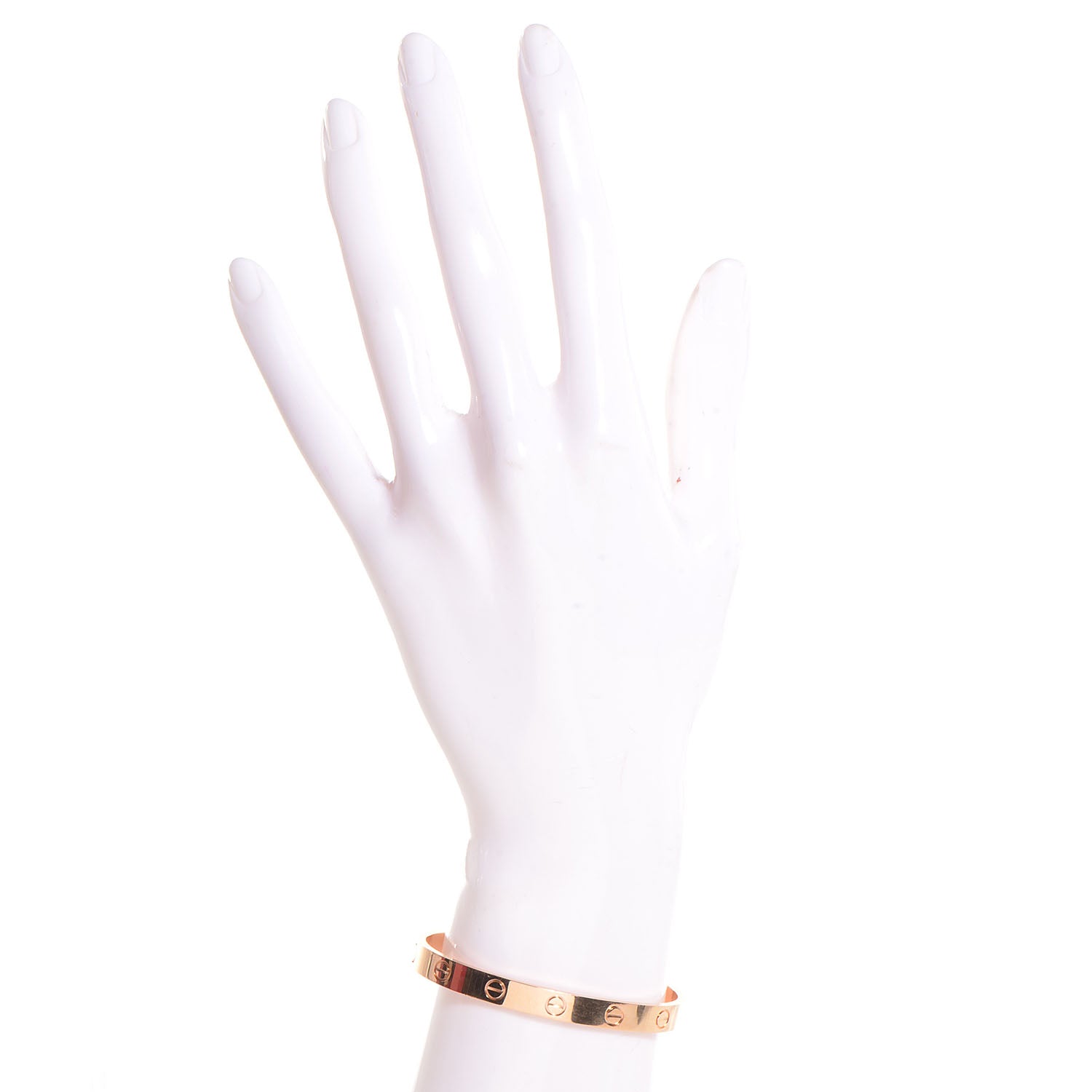 Cartier 18K Pink Gold LOVE Cuff Bracelet 16 2 of 4