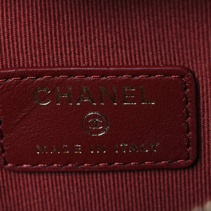 Chanel Lambskin Quilted CC In Love Heart Waist Belt Bag With Chain Black 5 of 10