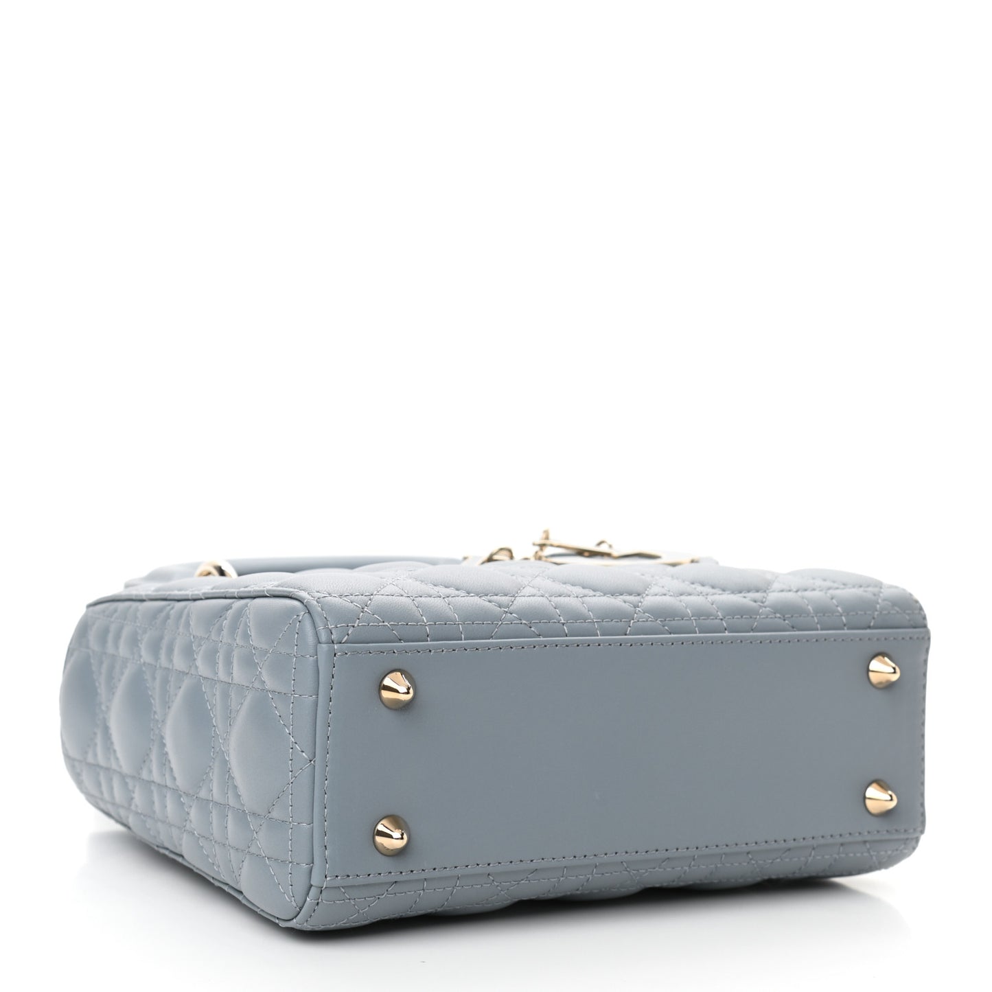 Lambskin Cannage Small My Lady Dior Blue