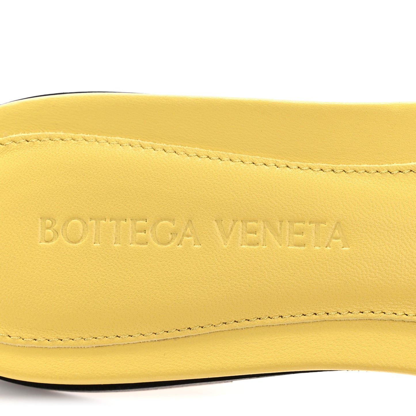 Nappa Matelasse Padded Flat Sandals 37 Pear