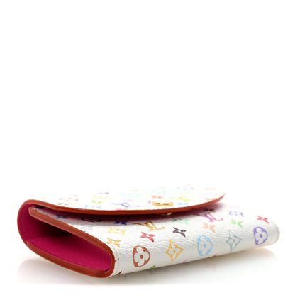 Louis Vuitton LV X TM Monogram Multicolor Rosalie Coin Purse White Kawaii Pink 4 of 6