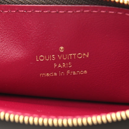 Louis Vuitton Monogram Felicie Chain Wallet Zippered Insert Fuchsia 6 of 6