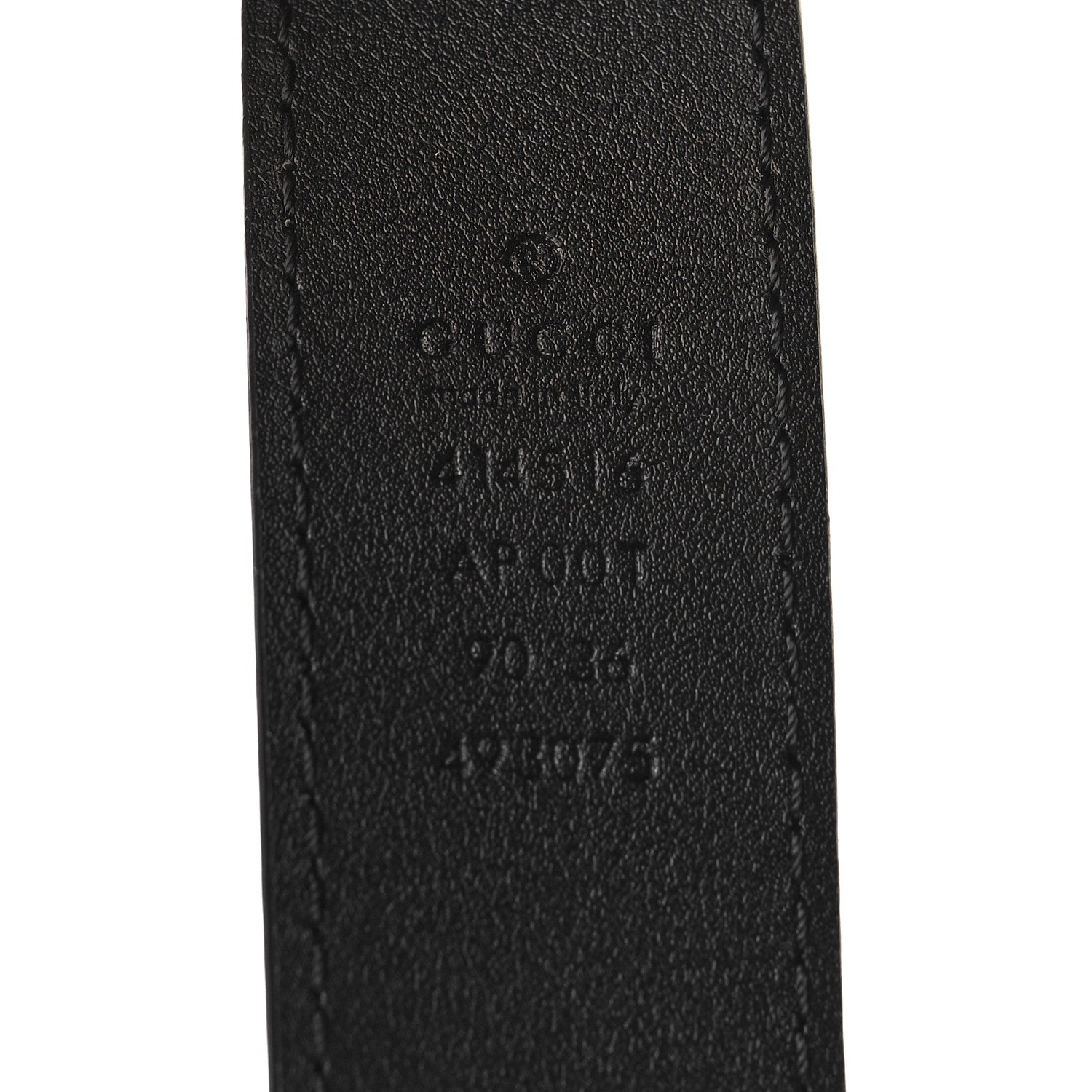 Gucci Calfskin Double G 30mm Belt 90 36 Black 5 of 5