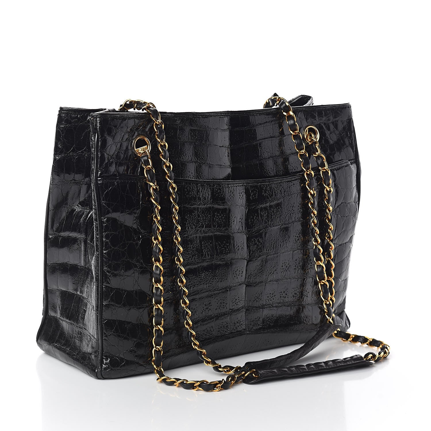 Chanel Alligator Tote Black 3 of 16