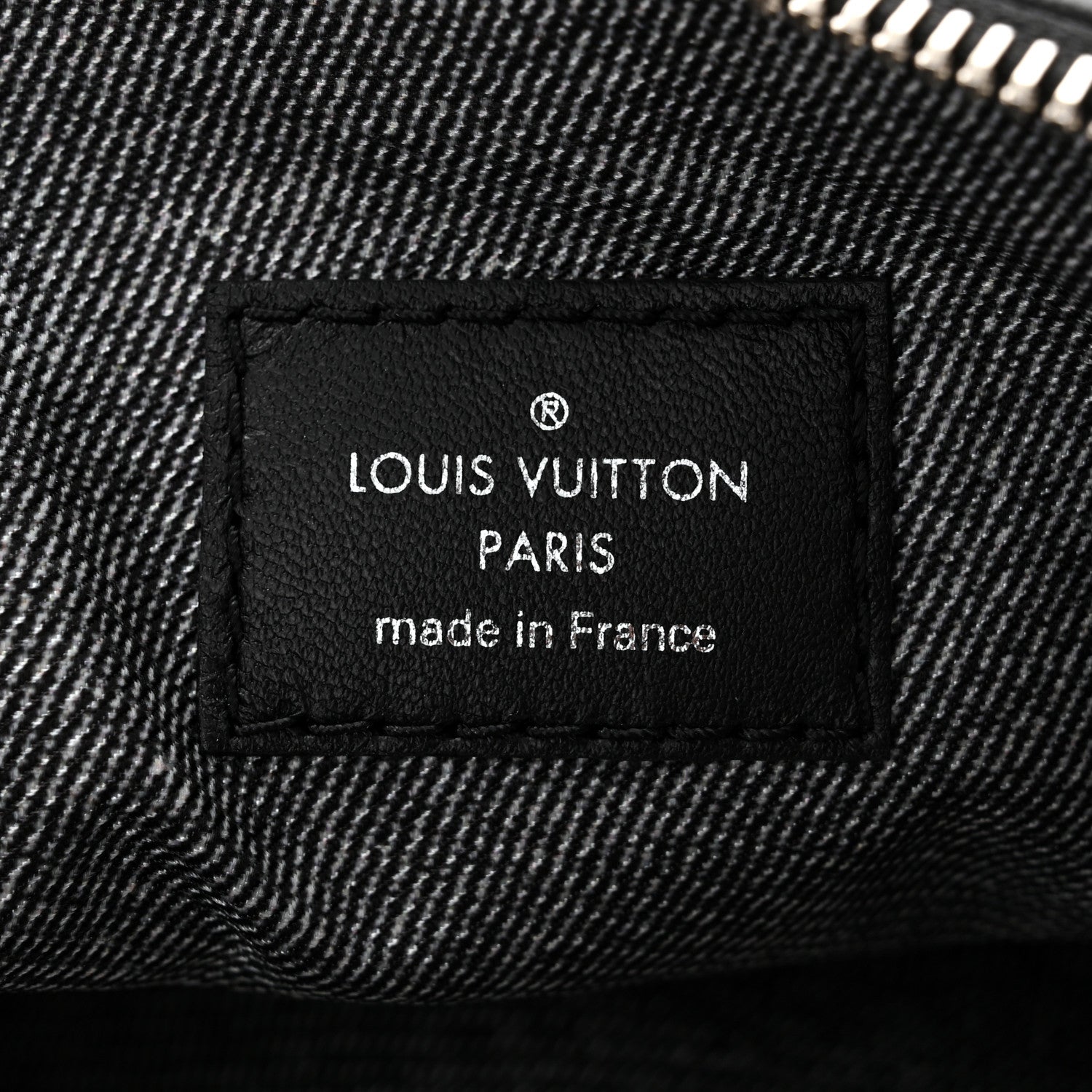 Louis Vuitton Lambskin Embossed Monogram Coussin MM Black Gray 6 of 9