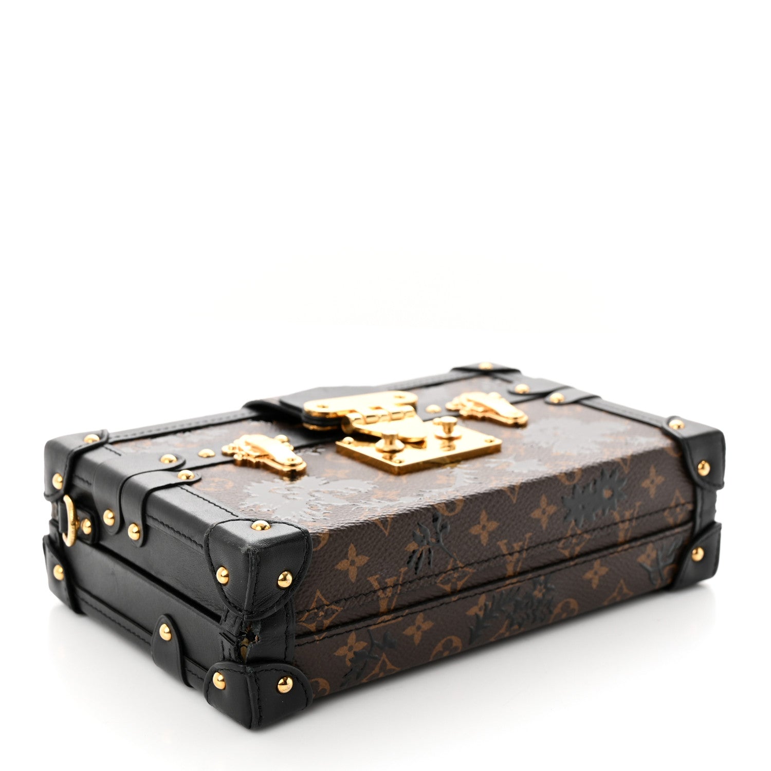 Louis Vuitton Monogram Blossom Petite Malle Black 4 of 16