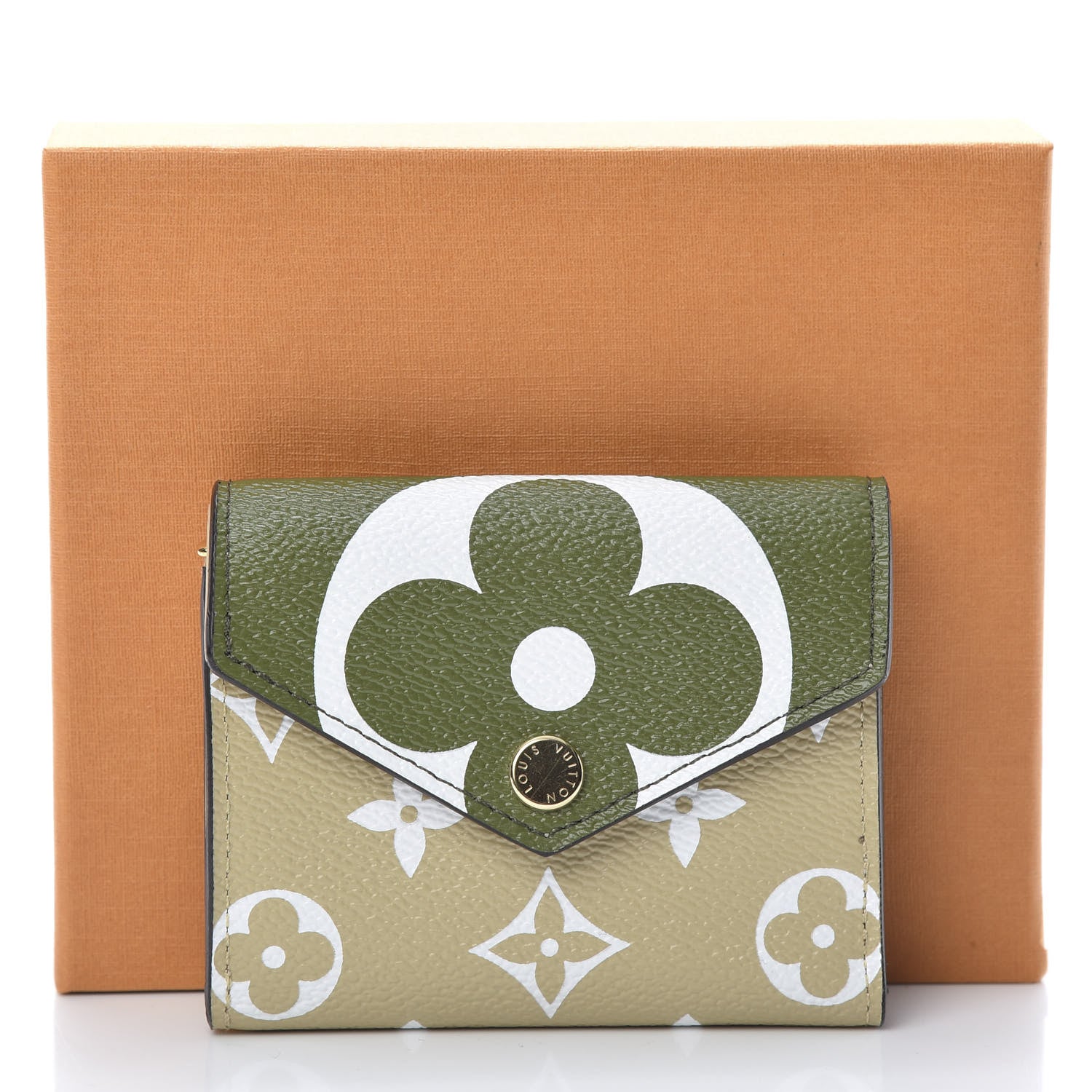 Louis Vuitton Monogram Giant Zoe Wallet Kaki 8 of 8