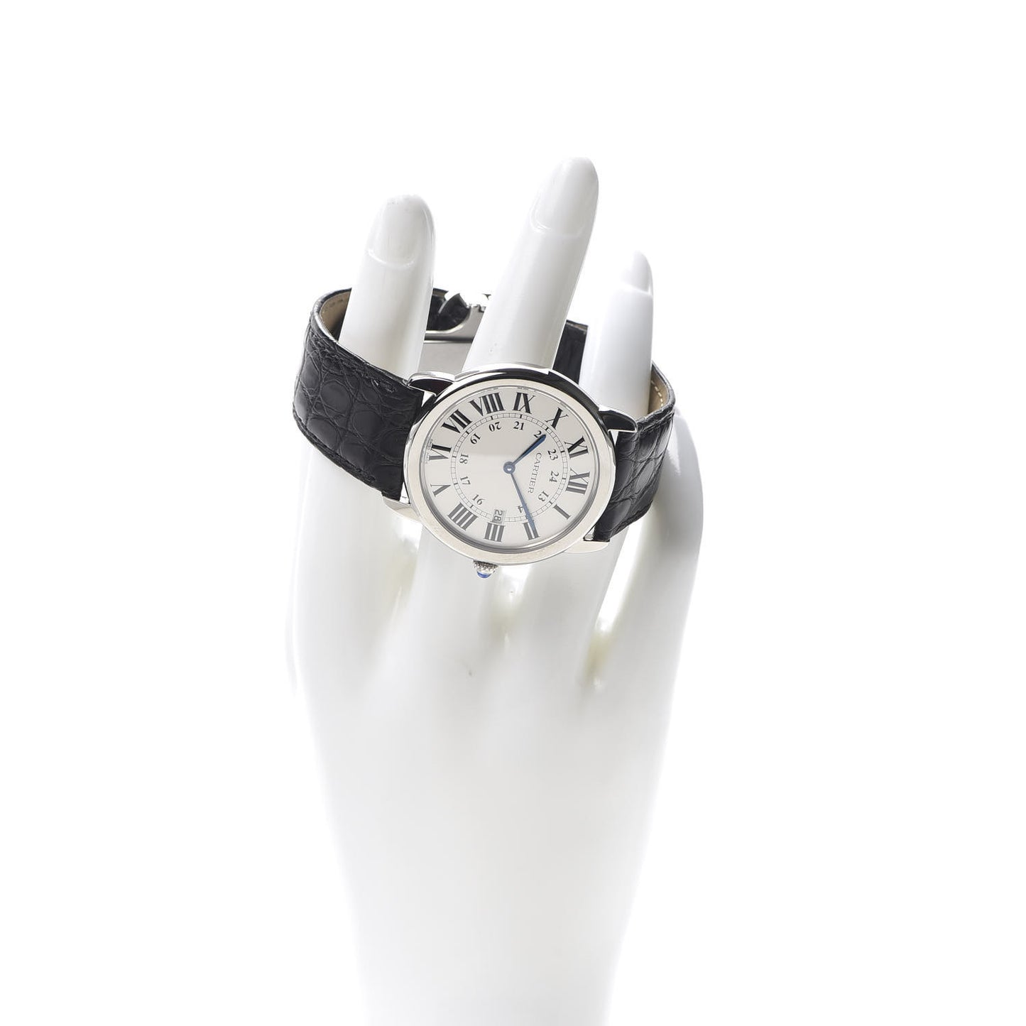 Stainless Steel Alligator 36mm Ronde Solo Quartz Watch