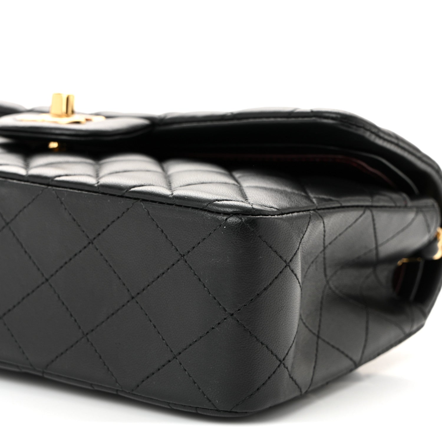 Chanel Lambskin Quilted Small Double Flap Black 10 of 10