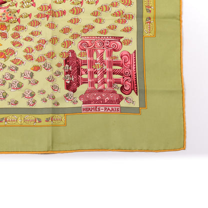 Hermes Silk Rencontre Oceane Scarf 90 4 of 6