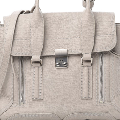 3.1 Phillip Lim 3.1 Textured Calfskin Medium Pashli Satchel Feather 7 of 11