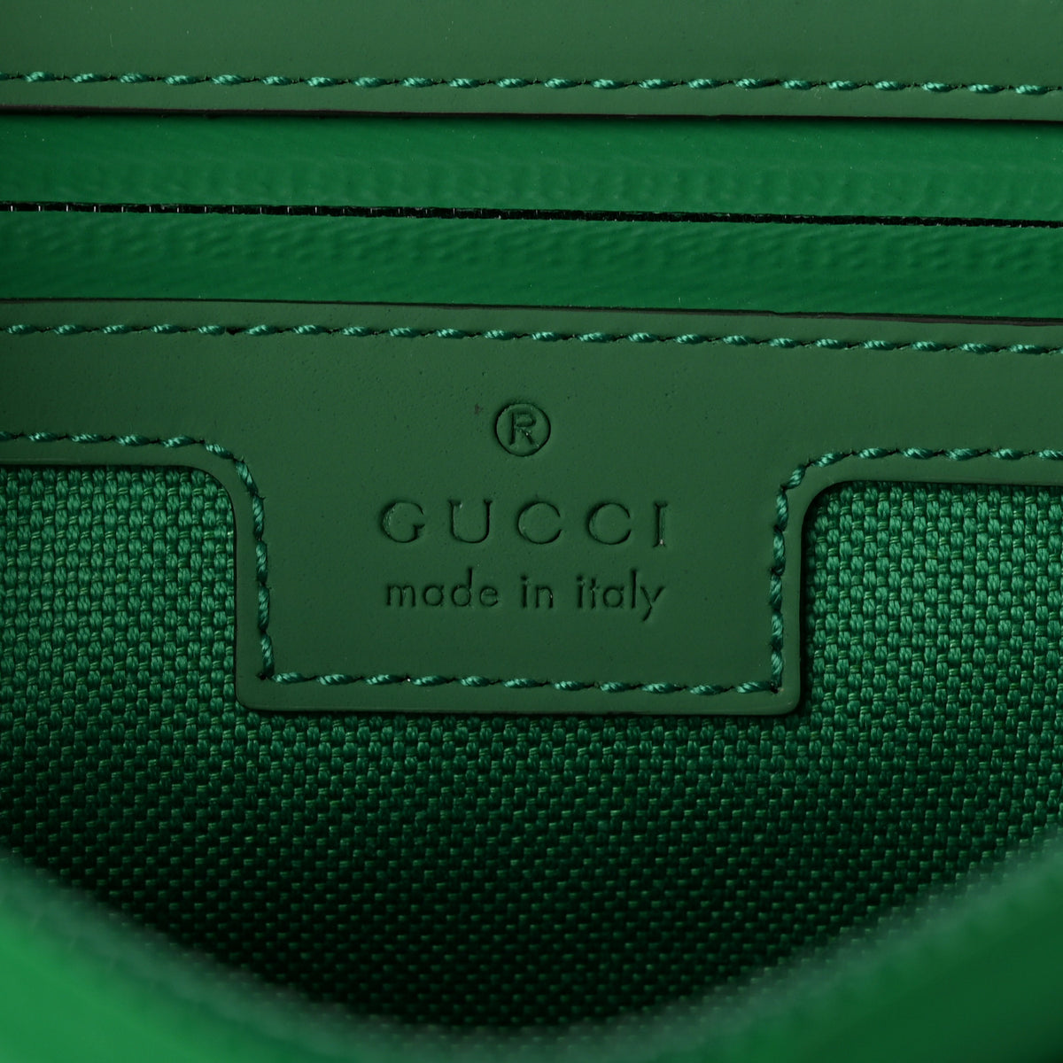 Rubber Effect Monogram GG Belt Bag New Shamrock