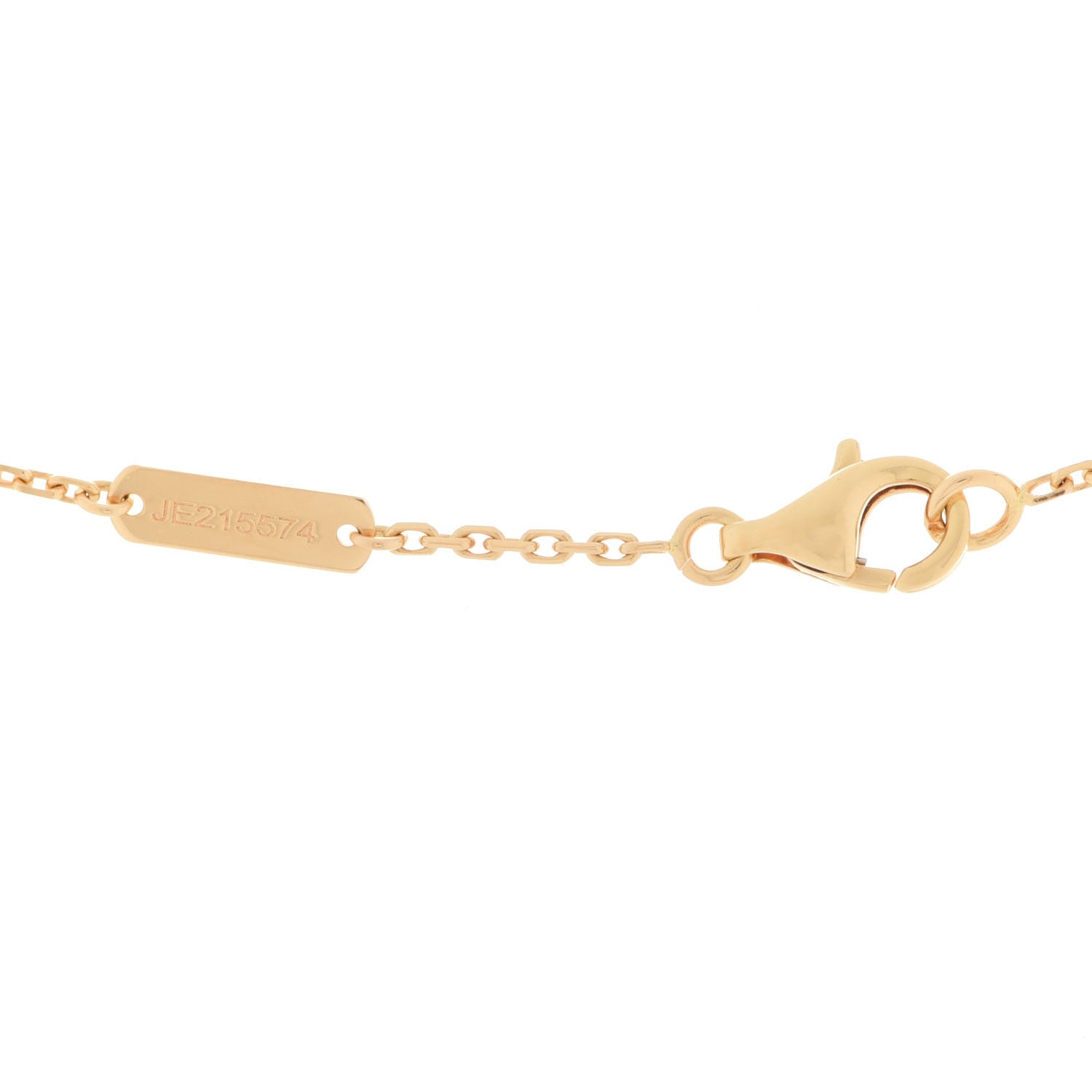 Van Cleef & Arpels 18K Yellow Gold Black Onyx Vintage Alhambra Pendant Necklace 4 of 6