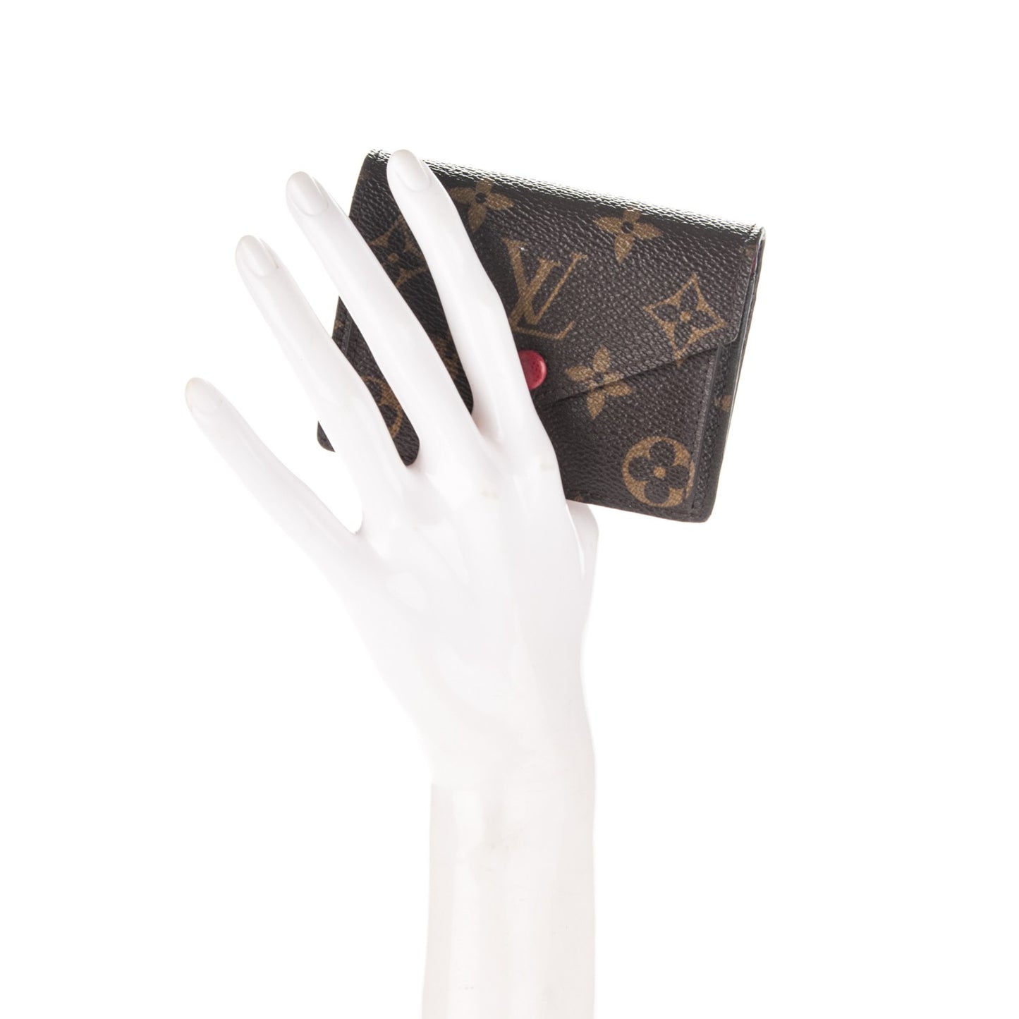 Monogram Compact Marie Wallet Rouge