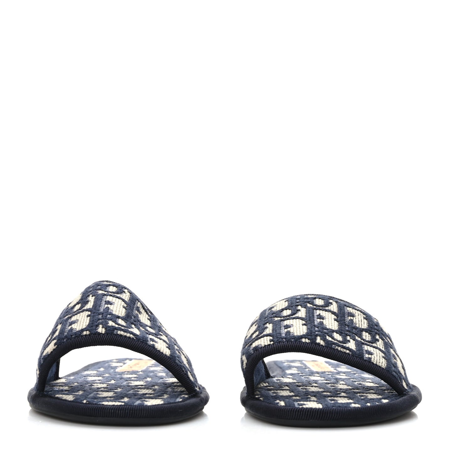 Velvet Oblique Chez Moi Sandal 37.5 Deep Blue