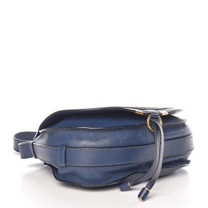 Chloe Calfskin Medium Marcie Round Crossbody Bag Royal Navy 4 of 10