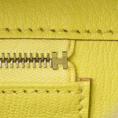 Hermes Epsom Birkin 35 Lime 10 of 38