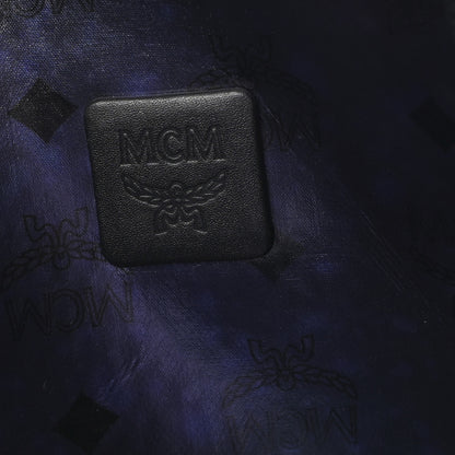 MCM Visetos Medium Project Reversible Shopper Tote Cognac 10 of 14