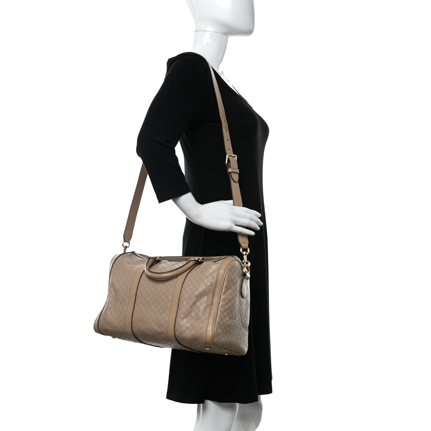 Gucci Microguccissima Medium Joy Boston Beige 3 of 15
