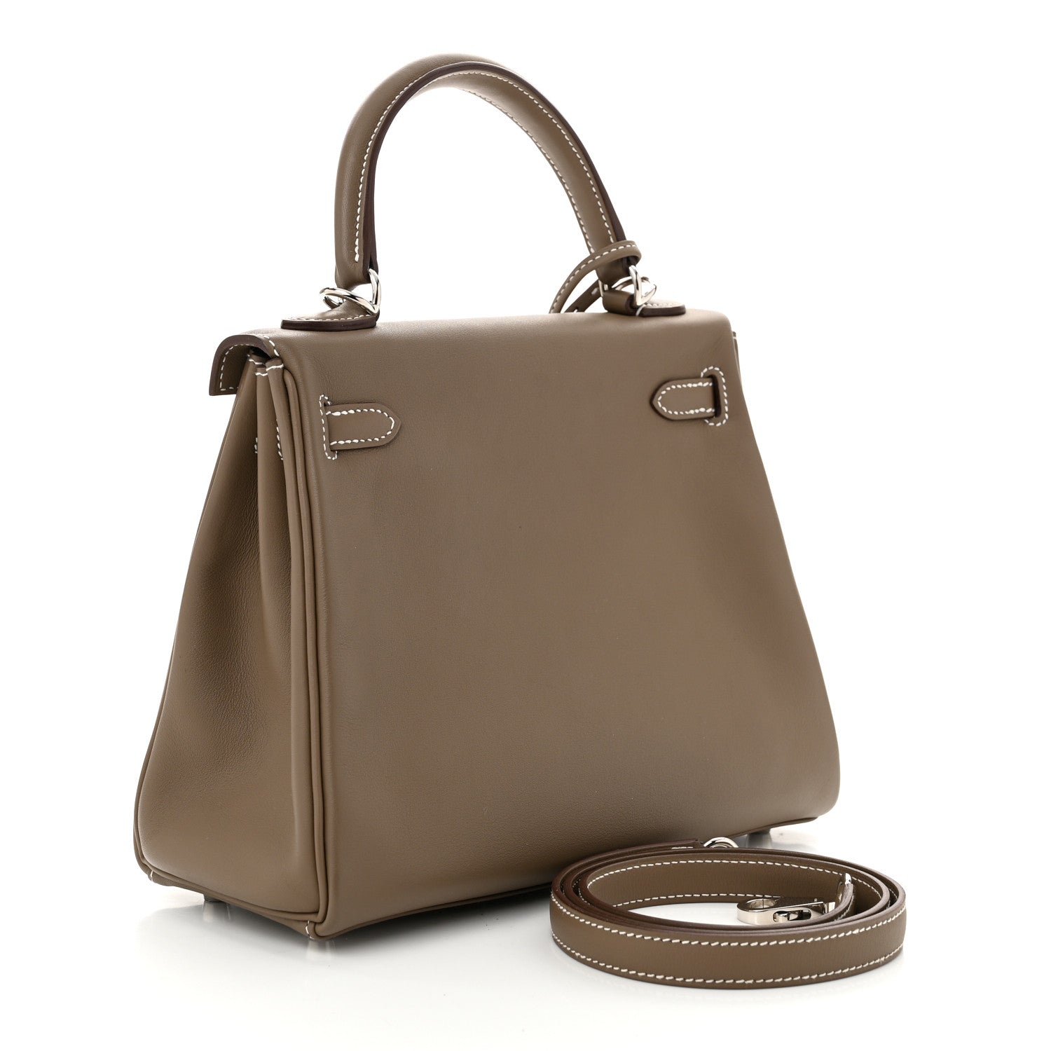 Hermes Swift Kelly Retourne 25 Etoupe 3 of 10