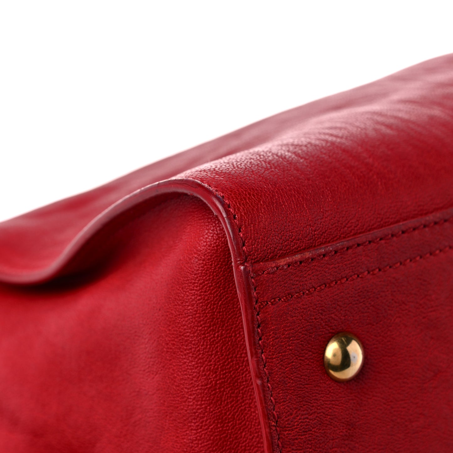 Sheepskin Medium Cabas ChYc Red