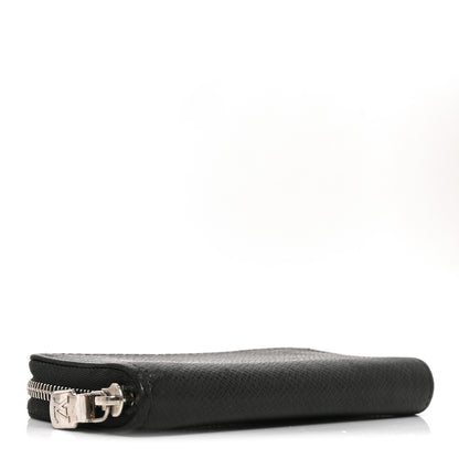 Louis Vuitton Taiga Zippy Coin Purse Vertical Black 4 of 6