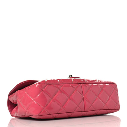 Chanel Patent Quilted Large Coco Shine Flap Pink 4 of 11