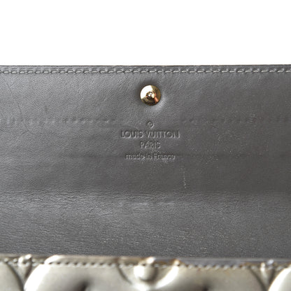 Louis Vuitton Vernis Sarah Wallet Gris Art Deco 5 of 16