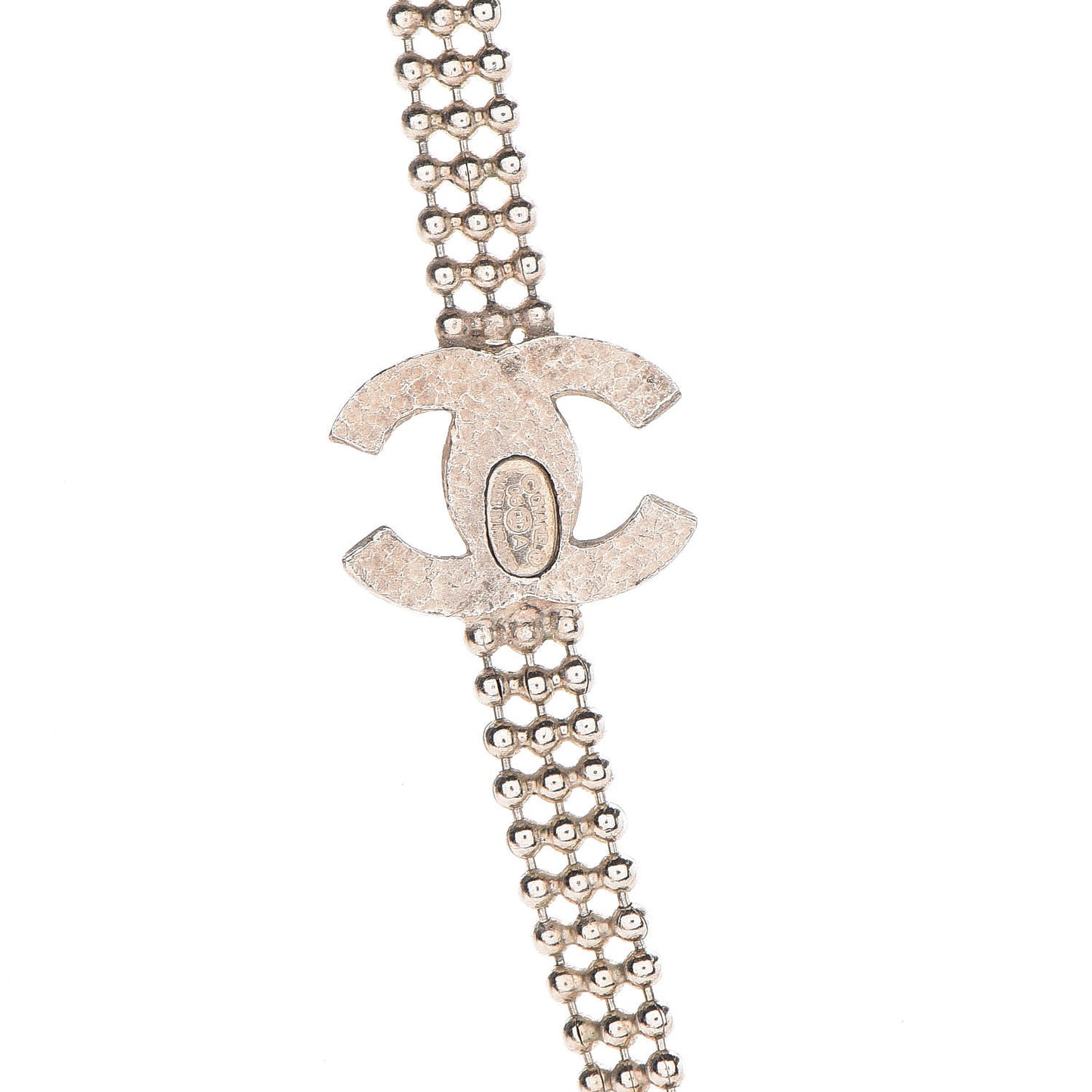 Crystal CC Necklace Gold
