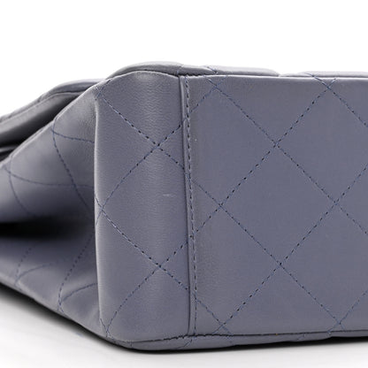 Chanel Lambskin Quilted Maxi Double Flap Purple 8 of 12