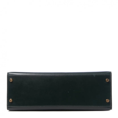 Hermes Box Kelly Sellier 32 Vert Fonce 5 of 31