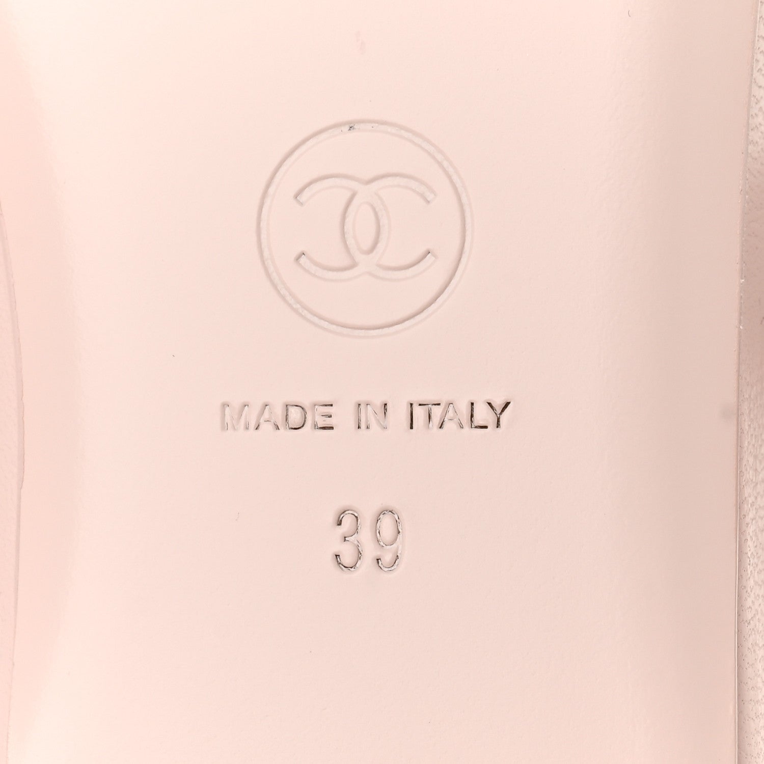 Chanel Lambskin Mary Jane Flats 39 Light Pink 8 of 10