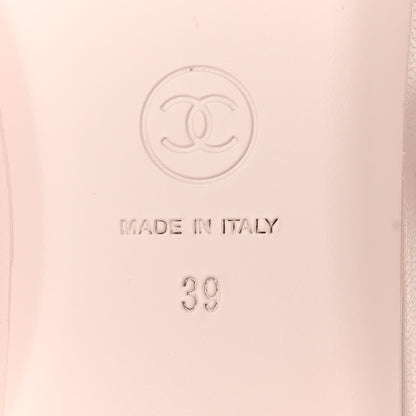 Chanel Lambskin Mary Jane Flats 39 Light Pink 8 of 10