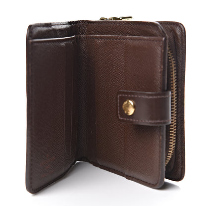 Louis Vuitton Damier Ebene Zippe Zipped Compact Wallet 5 of 14