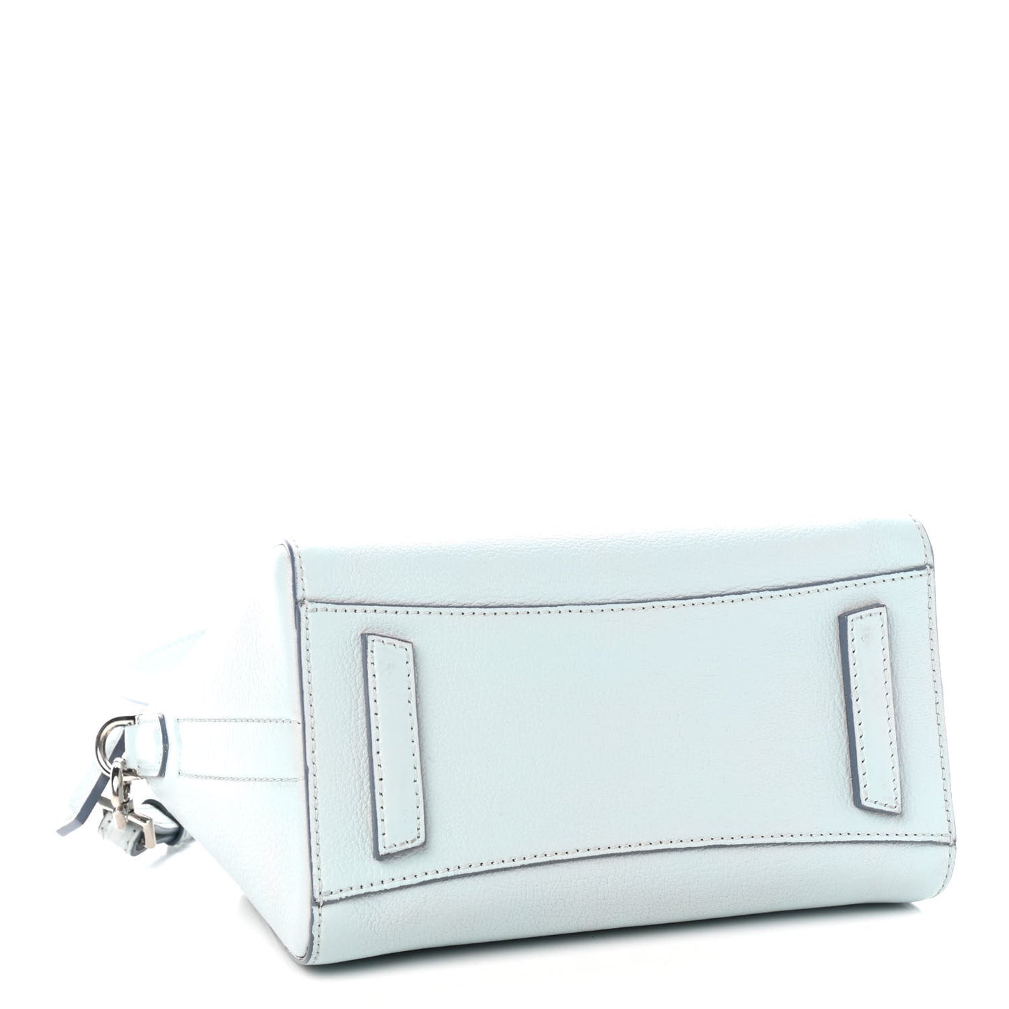 Sugar Goatskin Mini Antigona Ice Blue