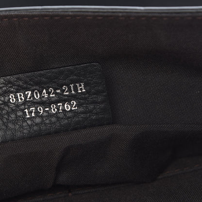 Fendi Vitello Century Opaco Large Back to School Backpack Black 7 of 10