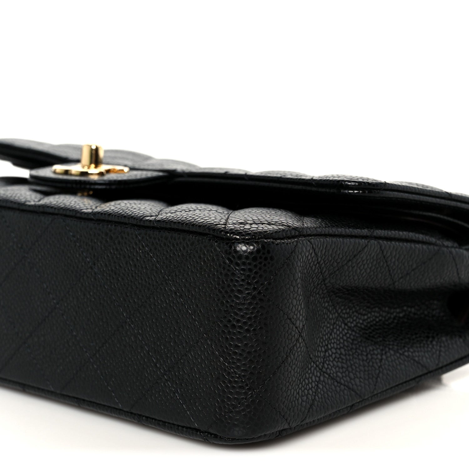 Chanel Caviar Quilted Medium Double Flap Black 11 of 12