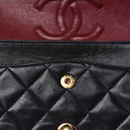 Chanel Lambskin Quilted Small Double Flap Black 12 of 13