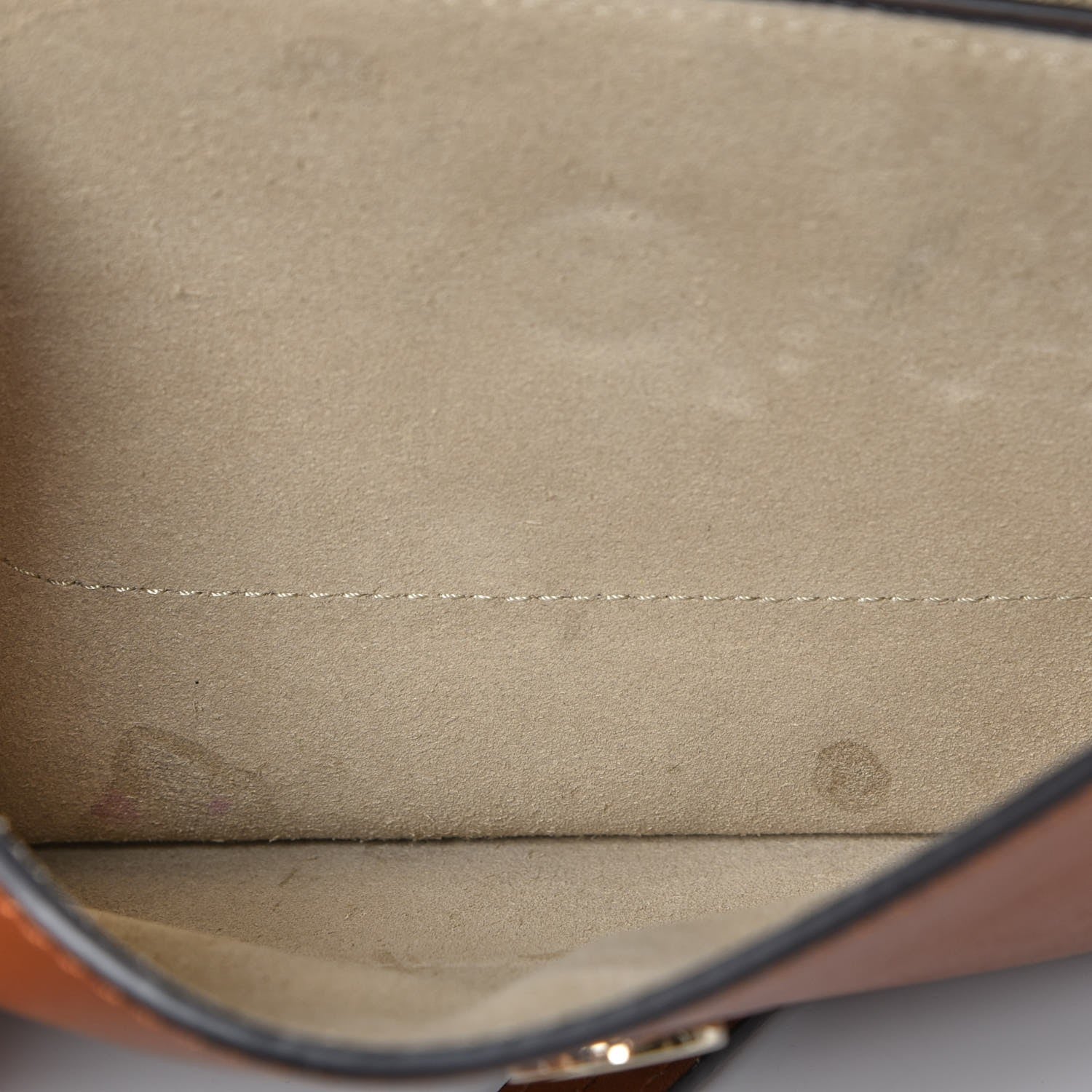 Chloe Suede Calfskin Small Faye Shoulder Bag Tobacco 7 of 10