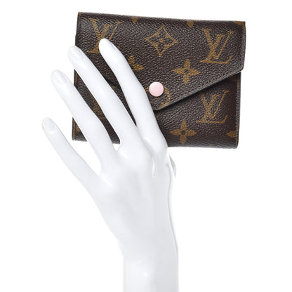 Louis Vuitton Monogram Victorine Wallet Rose Ballerine 2 of 8