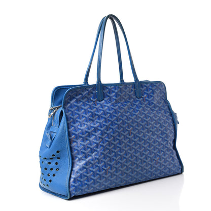 Goyard Goyardine Sac Hardy Pet Carrier PM Sky Blue 3 of 19