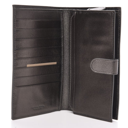 Bottega Veneta Metallic Nappa Intrecciato Continental Wallet Steel 6 of 9