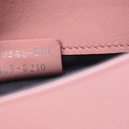 Fendi Vitello Studded Tube Wallet on Chain Pink 6 of 10