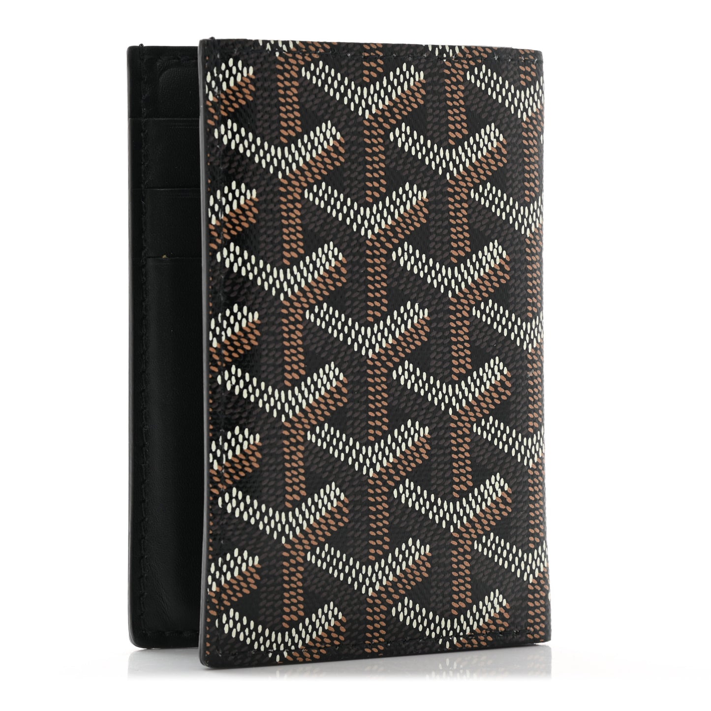 Goyardine Saint Pierre Card Holder Black